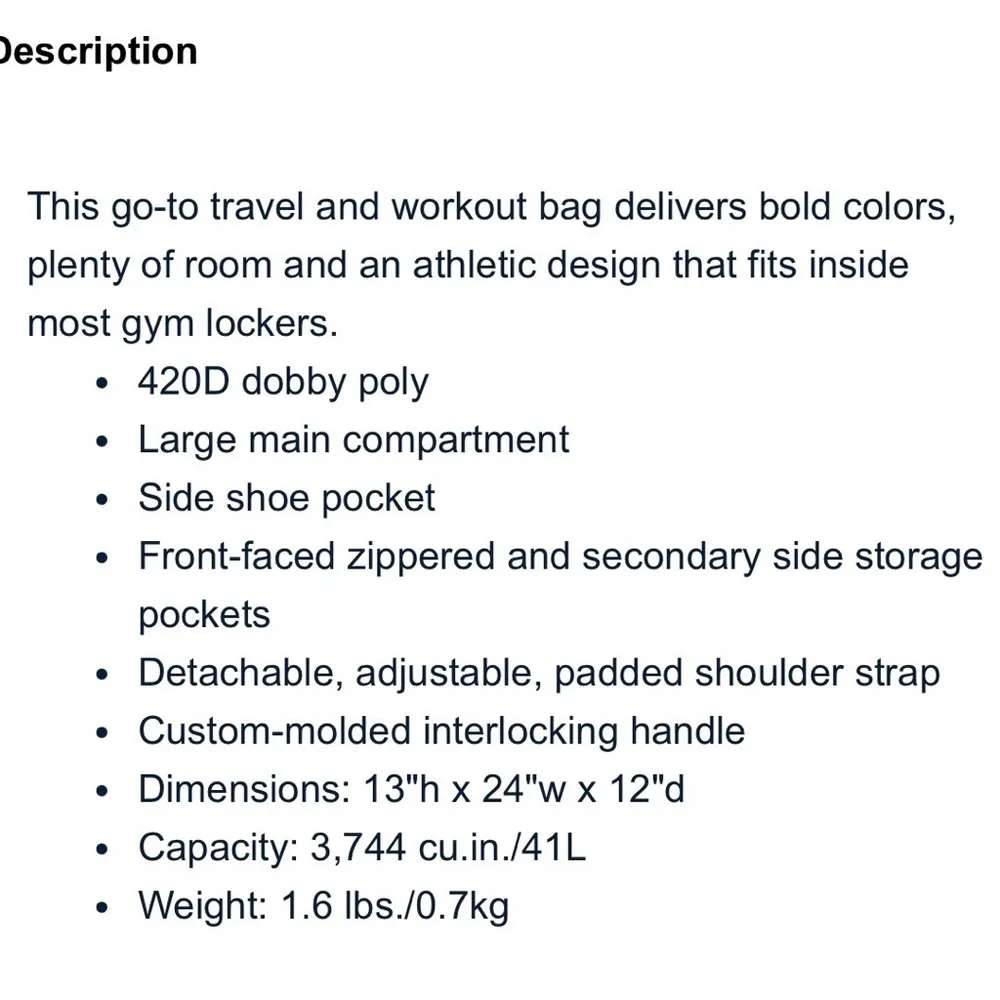 OGIO Crunch Duffel Bag - Google Logo